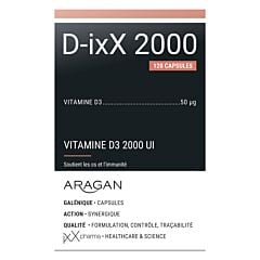 D-ixX 2000 Vitamine D - 120 Gélules