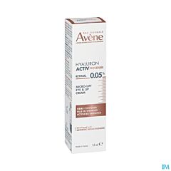 Avène Hyaluron Activ Procedure Crème Micro-liftante Contour Yeux & Lèvres – 0,05 % Rétinal – 15ml