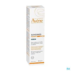 Avène Zon Sunsimed Pigment SPF 50+ Zeer hoge zonnebescherming, Huid die vatbaar is voor pigmentstoornissen, lentigo en melasma 80ml