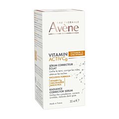 Avène Vitamine Activ Cg Corrigerend Serum stralende teint anti-aging, glans & pigmentvlekken, geoptimaliseerde Vitamine C 30ml