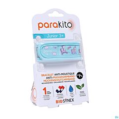 PARAKITO Bracelet anti-moustique rechargeable junior LICORNE