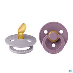 Bibs 1 Sucette Anatomic Duo Fossil/Mauve