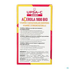 UPSA‑C Energy Acérola 1000 mg comprimés à croquer – 30 unités