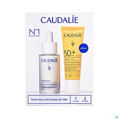 Caudalie Vinoperfect Kit d'Avantages Anti-Tâches Sérum 30ml + Vinosun Protect IP50+ Fluide 20ml
