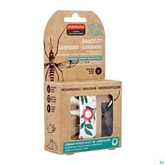 Manouka Bracelet Anti-Moustiques Pivoine