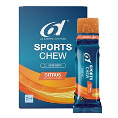 6D Sports Chew Citrus - 10x38g