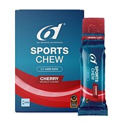 6D Sports Chew Cherry - 10x38g