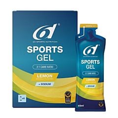 6D Sports Gel Lemon - 6x45ml