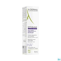 A-Derma Epitheliale A.H Ultra Repair Crème Réparatrice Anti-Marques, Peaux Irritées – 100ml