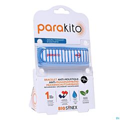 PARAKITO Bracelet anti-moustique rechargeable adulte GRAPHIC MARIN