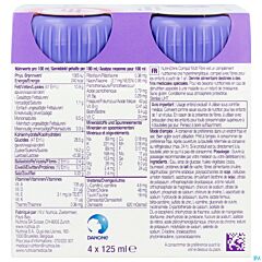 NutriniDrink Compact Multi Fibre Arôme Fraise Bouteilles - 4x125ml