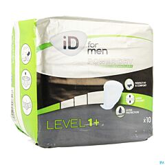 iD for Men Level 1+ Protections – 10 pièces