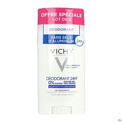 Vichy Déodorant Sans Sels d'Aluminium 24h Peau Sensible Stick 40ml