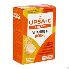 Upsa C Energy 1000mg – 20 comprimés effervescents