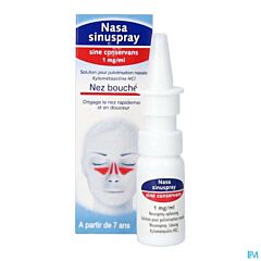 Nasasinuspray 1mg/ml Nez Bouché Sans Conservateur - 10ml