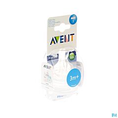 Philips Avent Classic+ Tétine à Débit Moyen 3m+ 2 Pièces