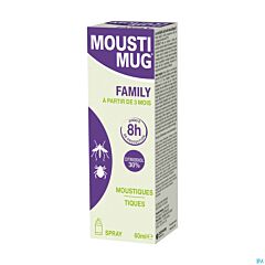 Moustimug Citriodiol 30% Family Spray - 60ml