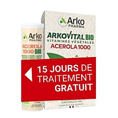 Arkovital BIO Acerola 1000 30 Comprimés + 15 GRATUITS