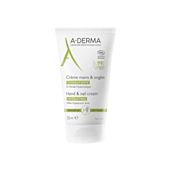 A-Derma Indispensables Crème Mains et ongles Hydratante, acide hyaluronique 50ml