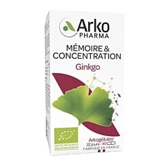 Arkogélules Ginkgo Mémoire & Concentration - 45 Gélules