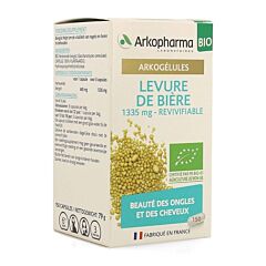 Arkogélules Levure de Bière Beauté des Ongles & des Cheveux - 150 Gélules