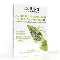Arkopharma Arkofluides Artichaut Fenouil 20 Jours 20 Ampoules