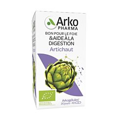 Arkopharma Arkogélules Artichaut Digestion Elimination de la Bile 40 Gélules