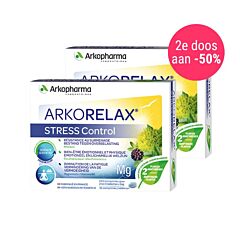 Arkorelax Stress Control Duopack - 2x30 Tabletten - 2de doos aan -50%
