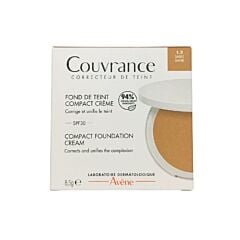 Avène Couvrance Fond de teint compact crème sable 1.2, Hoge dekking, Gevoelige huid 8.5g