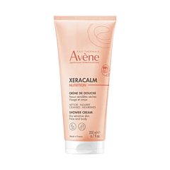 Avène Xeracalm Nutrition Douchecrème, Gevoelige droge huid 200ml