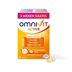Omnivit Active Multivitamines Énergie, Immunité & Concentration Mentale – 84 comprimés