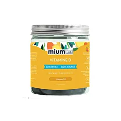 MiumLab Vitamine D Gummies Sans Sucre – 42 pièces