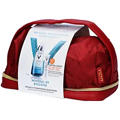 Vichy Coffret Cadeau Hydratation avec Minéral 89 Booster + Capital Soleil UV-Age Daily SPF50+