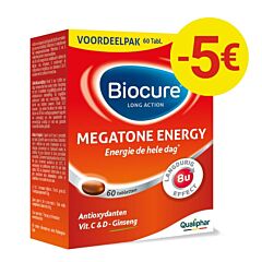 Biocure Megatone Energy LA - 60 Tabletten Promo -€5