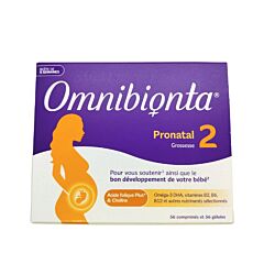 Omnibionta Pronatal Grossesse 2 - 56 Comprimés + 56 Gélules