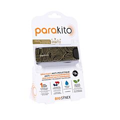 PARAKITO Bracelet anti-moustique rechargeable adulte PARTY NŒUDS
