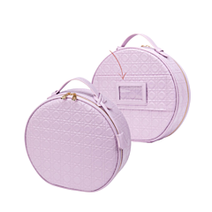 Cent Pur Cent Round Makeup Bag Lila