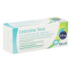 Cetirizine Teva 10mg 7 Comprimés
