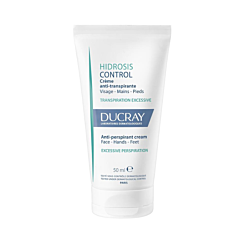 Ducray Hidrosis Control crème anti-transpirant, Overmatig zweten, Gezicht, Handen en Voeten 50ml 
