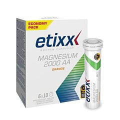 Etixx Magnesium 2000 Aa Orange -  6x10 Comprimés Effervescents