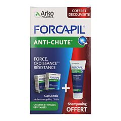 Forcapil Anti-Chute Pack Decouverte - 30x2 Comprimes + Shampoo Gratuit