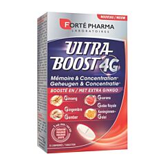 Forté Pharma Ultra Boost 4G Mémoire & Concentration - 15 Comprimés
