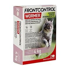 Frontcontrol Wormer 230mg/20mg Chat - 2 Comprimes