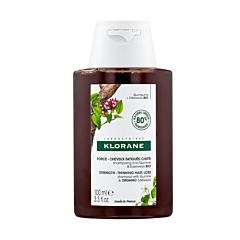 Klorane Quinine & Edelweiss BIO Shampooing Fortifiant & Revitalisant, Chute de cheveux 100ml