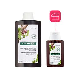 Klorane Shampoing Fortifiant à la Quinine & Edelweiss Bio - 400ml + Promo 100ml GRATUIT