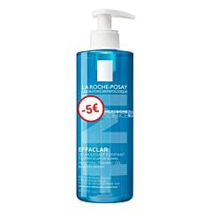 La Roche-Posay Effaclar Gel Moussant Purifiant Flacon Pompe 400ml PROMO -5€