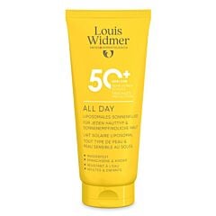 Louis Widmer All Day 50+  Zonder Parfum - 200ml