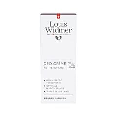 Louis Widmer Deo Crème Antiperspirant Zonder Parfum - 40ml