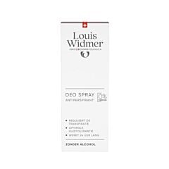 Louis Widmer Deo Spray Antiperspirant Zonder Parfum - 75ml