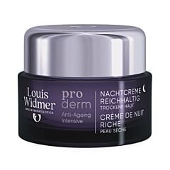 Louis Widmer Proderm Nachtcrème Rijke Textuur Zonder Parfum - 50ml